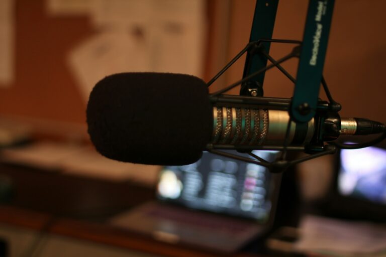 black microphone on black microphone stand - Photo by Jacob Hodgson on Unsplash