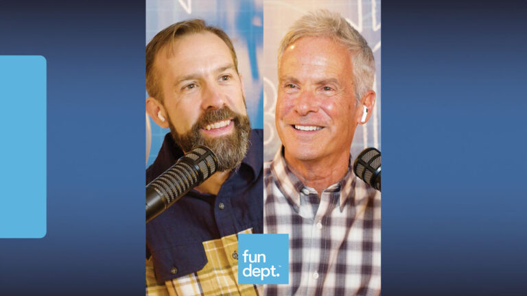 Chris Bruce and Nick Gianoulis, hosts of the Fun on Purpose Podcast